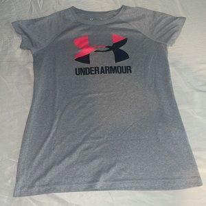 Gray youth large under armour T-Shirt